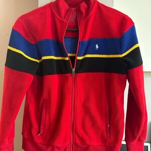 Polo Ralph Lauren Red Fleece Top